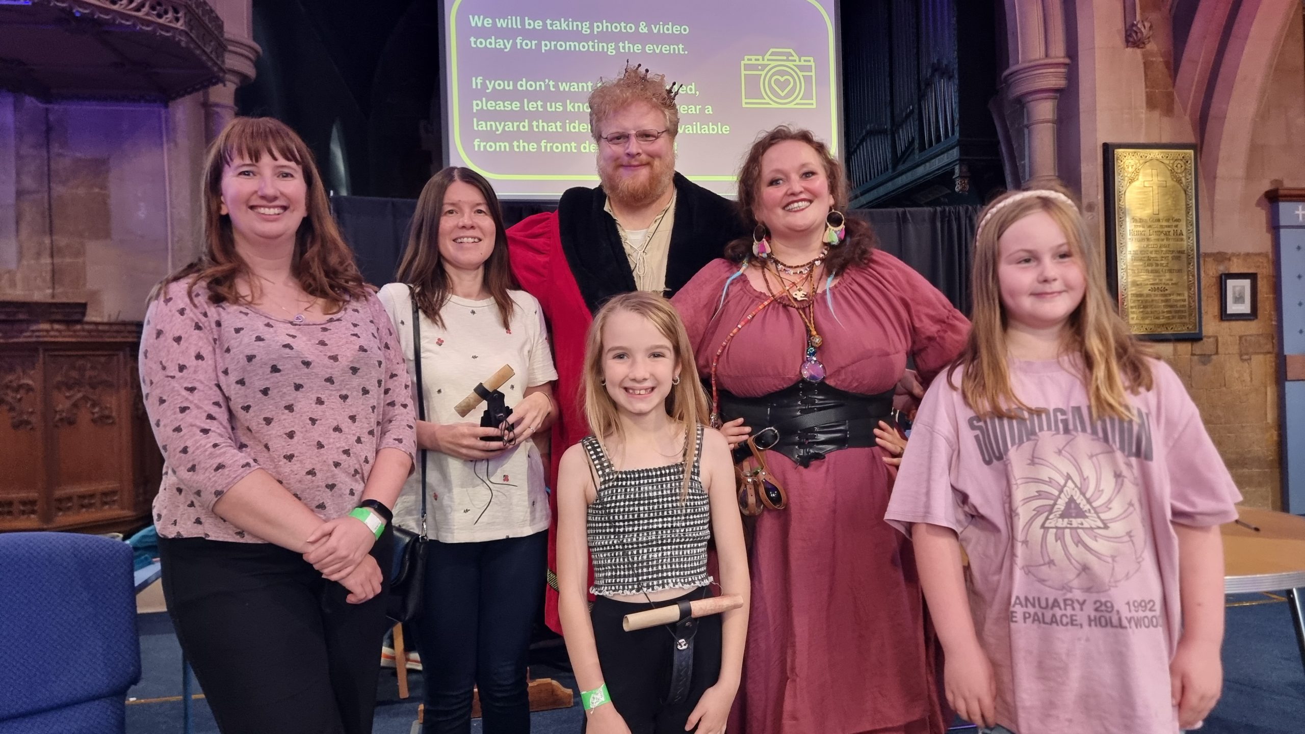 The four winners of the Kings Purse prize for solving the mystery set by Invitiation 2 Murder